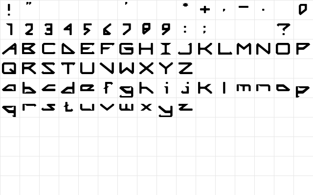 Octicity Regular Character Map Octicity Regular Character Map
