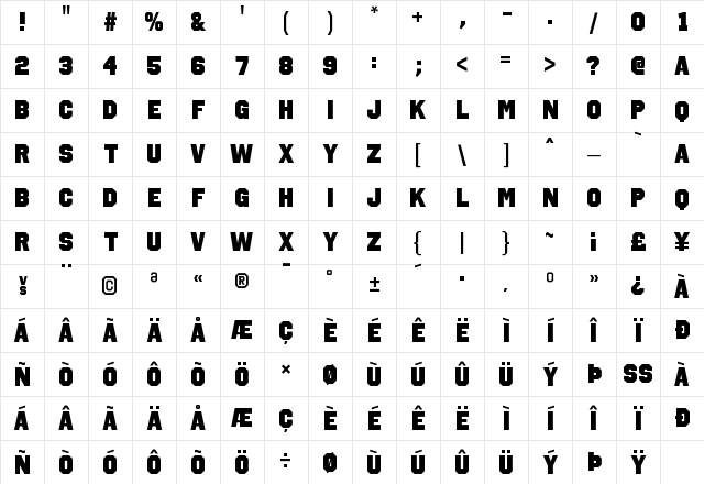 Octin College Black Character Map Octin College Black Character Map
