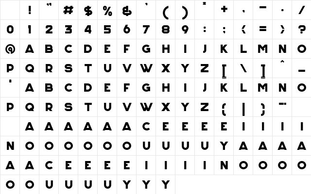 Overgrow Demo Character Map Overgrow Demo Character Map