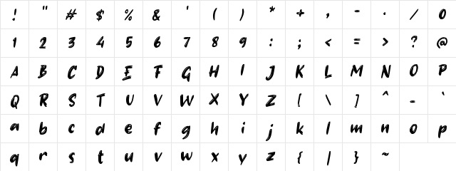 f Fighter Fish Regular Character Map f Fighter Fish Regular Character Map