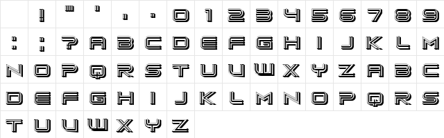 Buvlak Regular Character Map Buvlak Regular Character Map