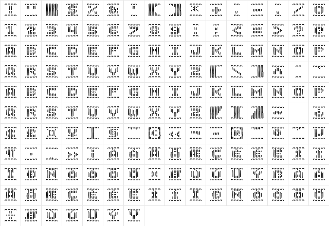 Jolly Sweater Bold Character Map Jolly Sweater Bold Character Map