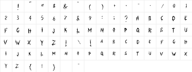 Blanksack Immortal Regular Character Map Blanksack Immortal Regular Character Map