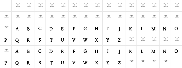 No talking please Regular Character Map No talking please Regular Character Map