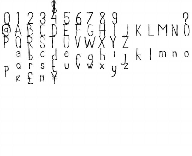 Groundhog Demo Regular Character Map Groundhog Demo Regular Character Map