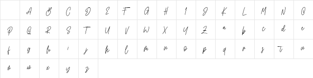 Artlines Free Regular Character Map Artlines Free Regular Character Map