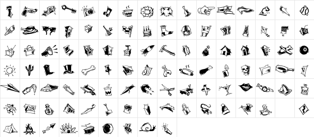 MiniPics ArtJam Character Map MiniPics ArtJam Character Map