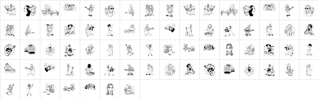YoungScene Regular Character Map