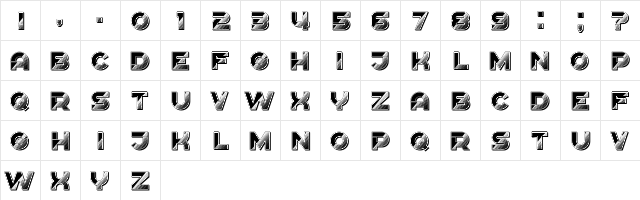 Karambol Regular Character Map