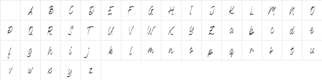 Welldone FREE Regular Character Map