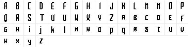 FIALIGA FREE Regular Character Map FIALIGA FREE Regular Character Map