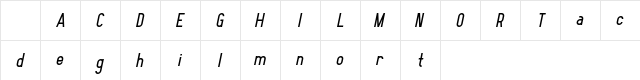 Elegrand Gothic Demo Italic Character Map Elegrand Gothic Demo Italic Character Map