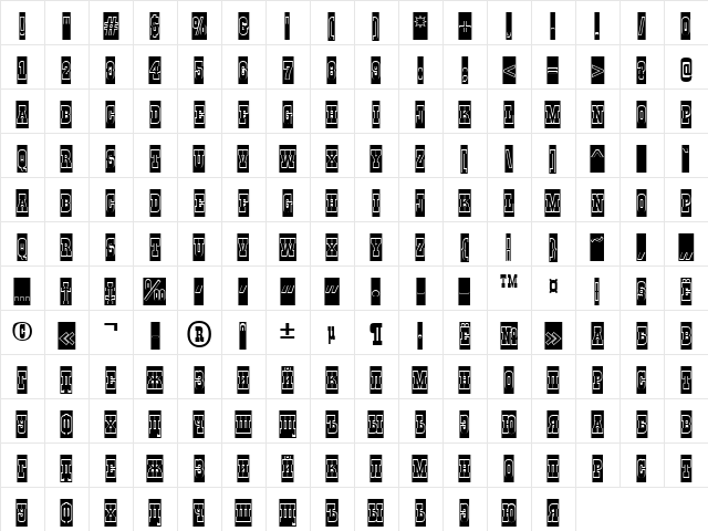 a_GildiaTitulCmGr Bold Character Map a_GildiaTitulCmGr Bold Character Map
