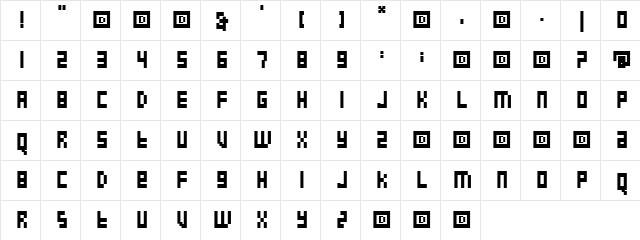HellNotes Regular Character Map HellNotes Regular Character Map