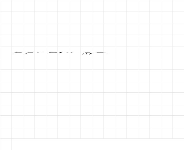 Anderson Signature Swash Regular Character Map Anderson Signature Swash Regular Character Map