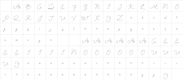Devllin DEMO Regular Character Map Devllin DEMO Regular Character Map
