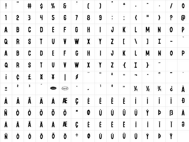 Yummy Mummy Expanded Expanded Character Map Yummy Mummy Expanded Expanded Character Map
