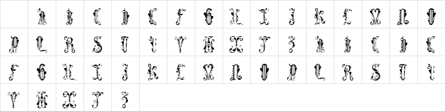 101! Musical Alpha Regular Character Map
