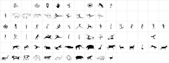 P22Petroglyphs African Character Map P22Petroglyphs African Character Map
