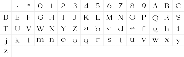 Cellofy SemExp Regular Character Map Cellofy SemExp Regular Character Map