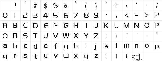Palomides Regular Character Map