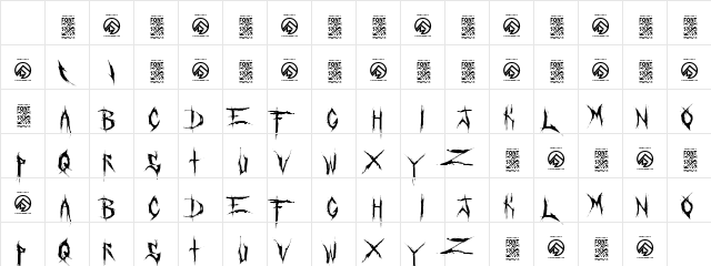 Crucifixion Regular Character Map Crucifixion Regular Character Map