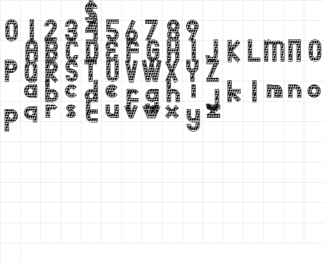 adidog box DEMO Regular Character Map