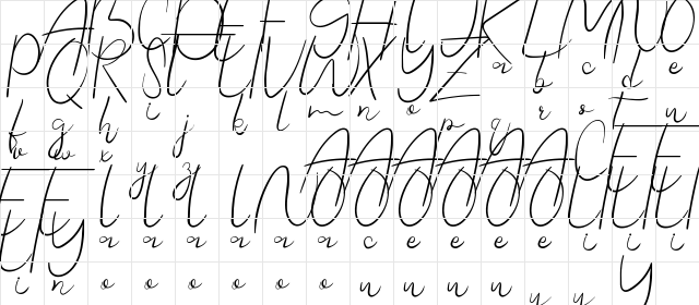 Semiora Demo Regular Character Map Semiora Demo Regular Character Map