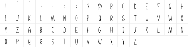 Impostograph Regular Character Map Impostograph Regular Character Map