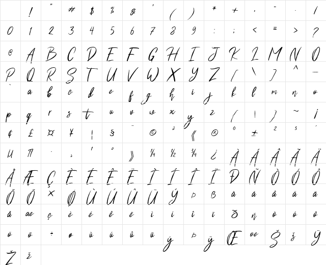 Shutten Reason Free Regular Character Map Shutten Reason Free Regular Character Map