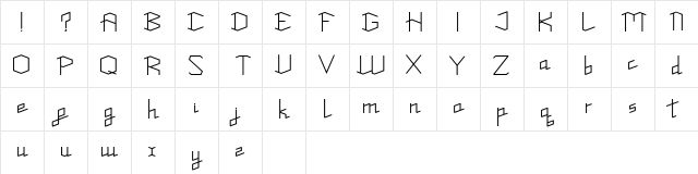 Demiurge Regular Character Map