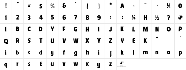 LHF American Sans Regular Regular Character Map LHF American Sans Regular Regular Character Map