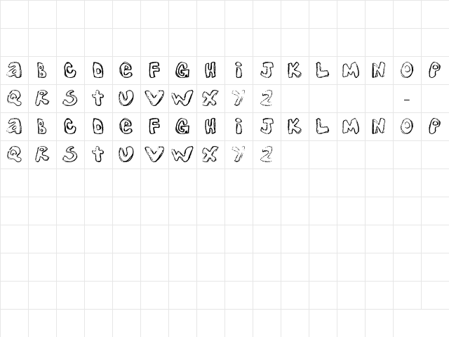 One Lousy Bottom Regular Character Map One Lousy Bottom Regular Character Map