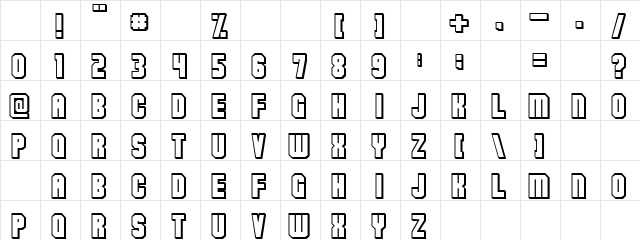 Maeverick Regular Character Map Maeverick Regular Character Map