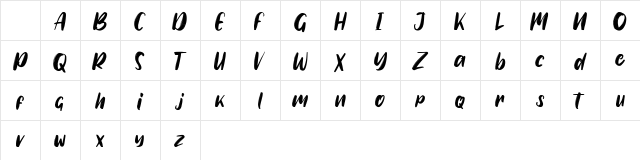 Slapstick demo Regular Character Map Slapstick demo Regular Character Map