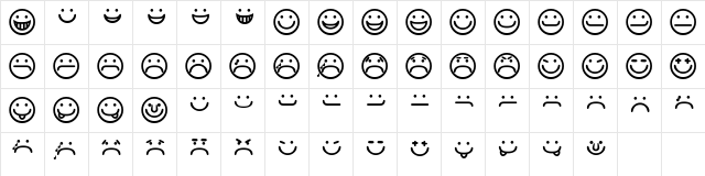 OnlyYousSSK Bold Character Map OnlyYousSSK Bold Character Map