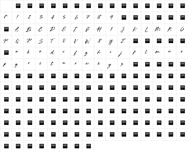 Short Circuit - Demo Regular Character Map Short Circuit - Demo Regular Character Map