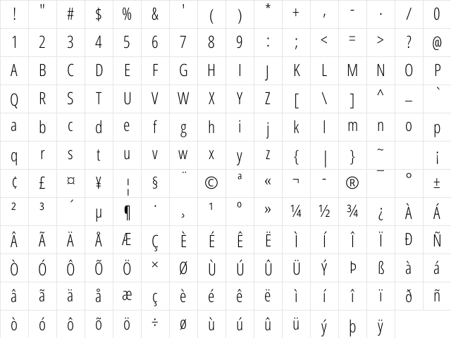 Open Sans Hebrew Condensed Light Regular Character Map Open Sans Hebrew Condensed Light Regular Character Map