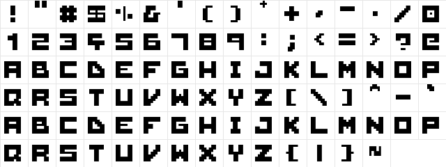 Operius Regular Regular Character Map