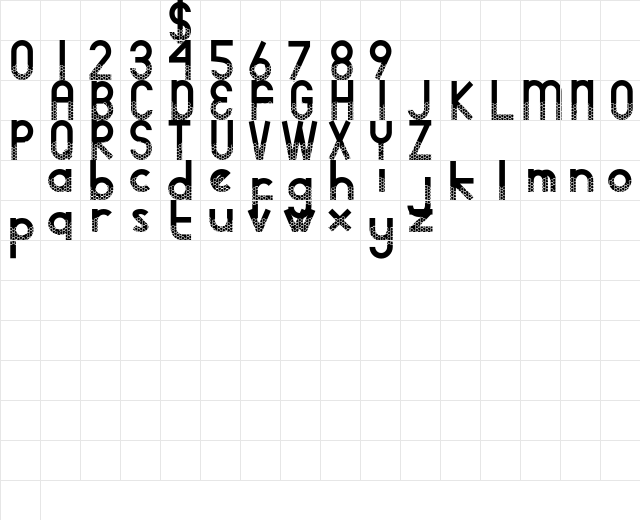 adidog hive DEMO Regular Character Map adidog hive DEMO Regular Character Map