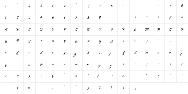 Butter Swany Free Personal Use Regular Character Map Butter Swany Free Personal Use Regular Character Map