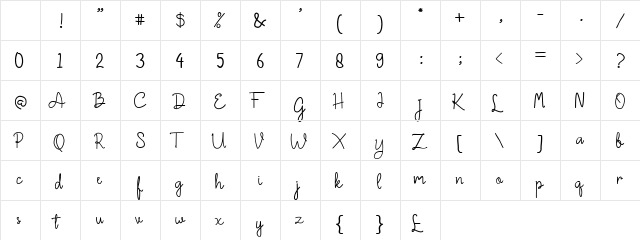 Anotherline_1 Light Italic Character Map Anotherline_1 Light Italic Character Map