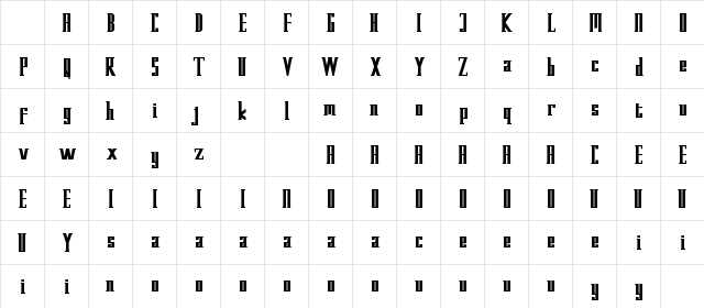 Kempton Demo Serif Regular Character Map Kempton Demo Serif Regular Character Map