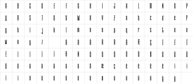 XEGIR Regular Regular Character Map