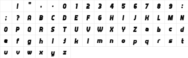 Answer 3D Filled Italic Character Map Answer 3D Filled Italic Character Map