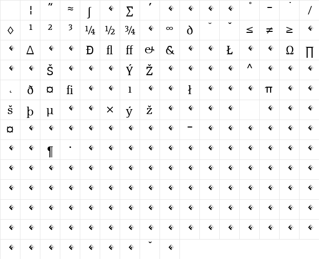 PageSerif-LightExpert Regular Character Map PageSerif-LightExpert Regular Character Map