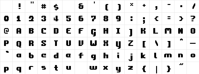 Unesco Regular Character Map Unesco Regular Character Map