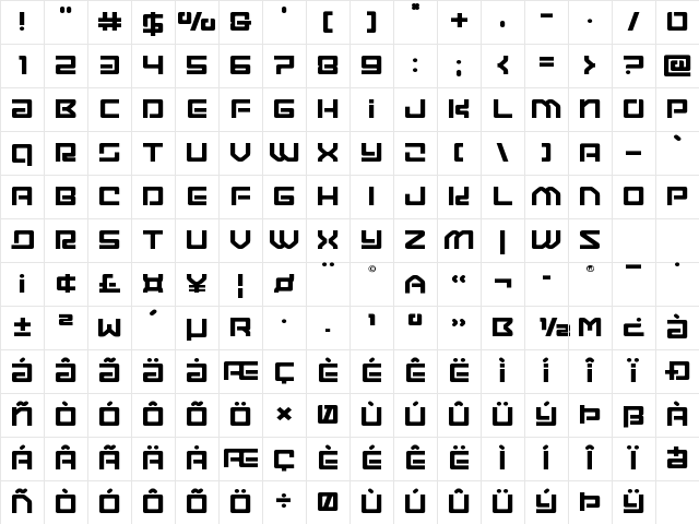 Early Warning Expanded Expanded Character Map Early Warning Expanded Expanded Character Map