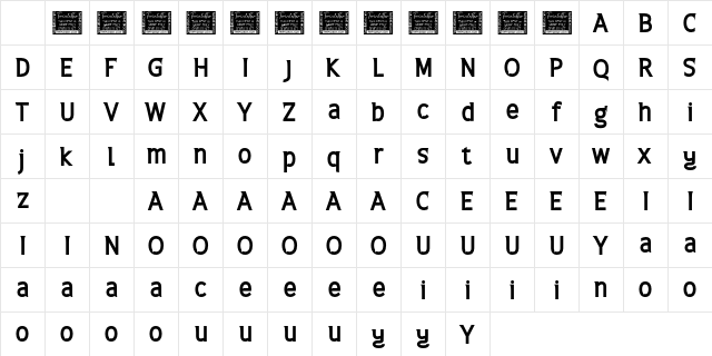 Restrict Personal Use Character Map Restrict Personal Use Character Map