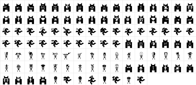 Logotrainer Regular Character Map